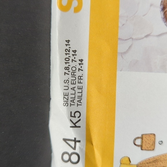 Simplicity 1184 Unused Dress Pattern Sizes K5 (7,8,10,12,14) - Picture 2 of 4